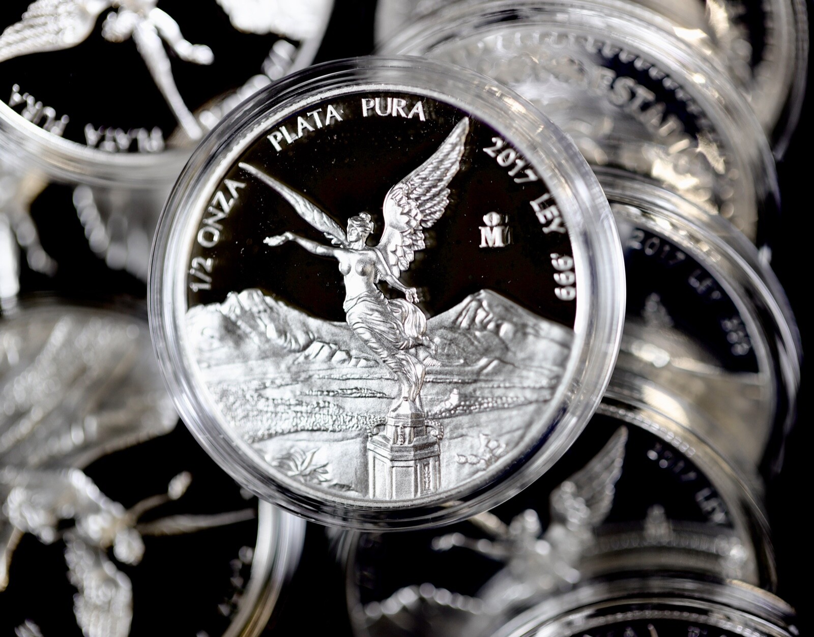 2017 Mexico Mo 1/2 oz Silver Proof Libertad Coin 999 Fine Silver in OGP capsule