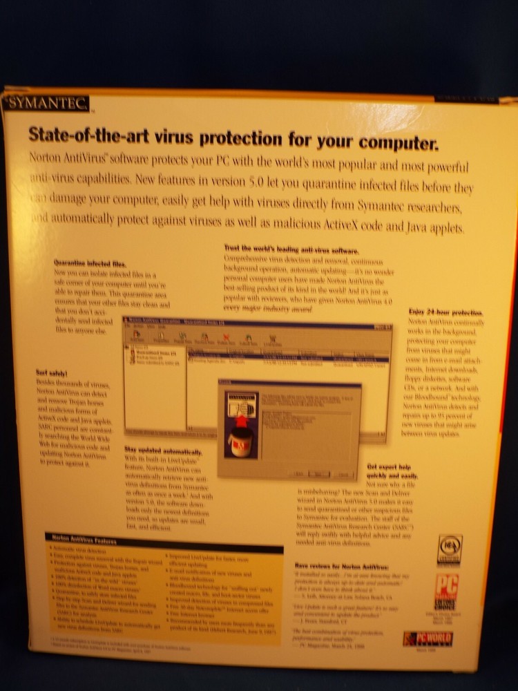 Norton AntiVirus Version 5.0 (PC, 1998)