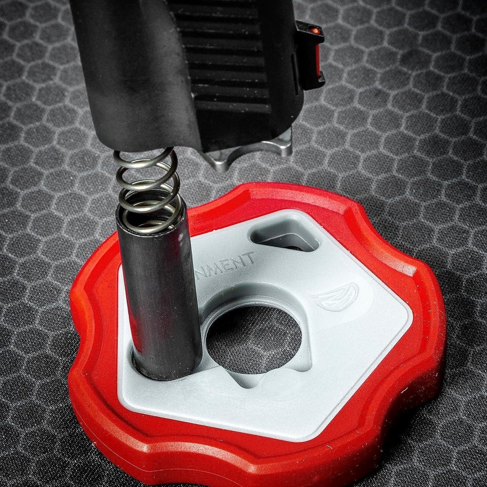 Real Avid 1911 Smart Wrench – Easy Barrel Bushing Removal with Spring Gray