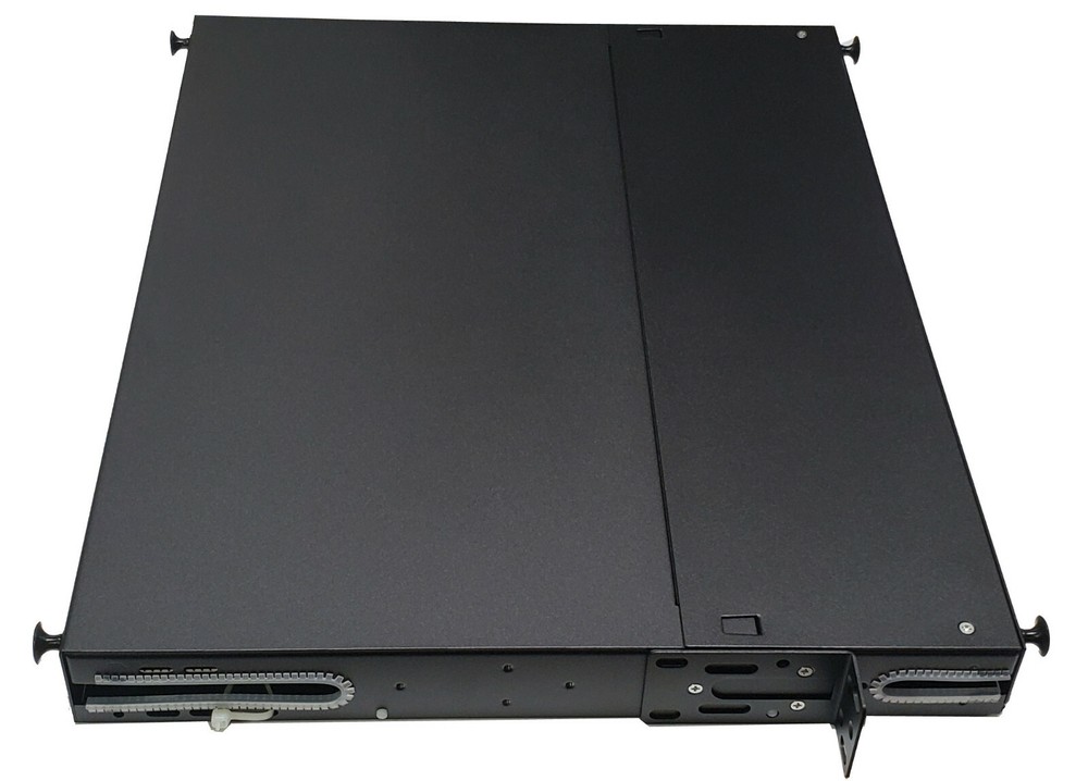6 Fiber 1RU Rack Mount FDP Patch Only w/ 6 SC/APC Simplex Adapters