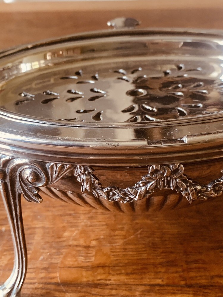 Antique EPNS Silver Plated Two-handled Entree Dish