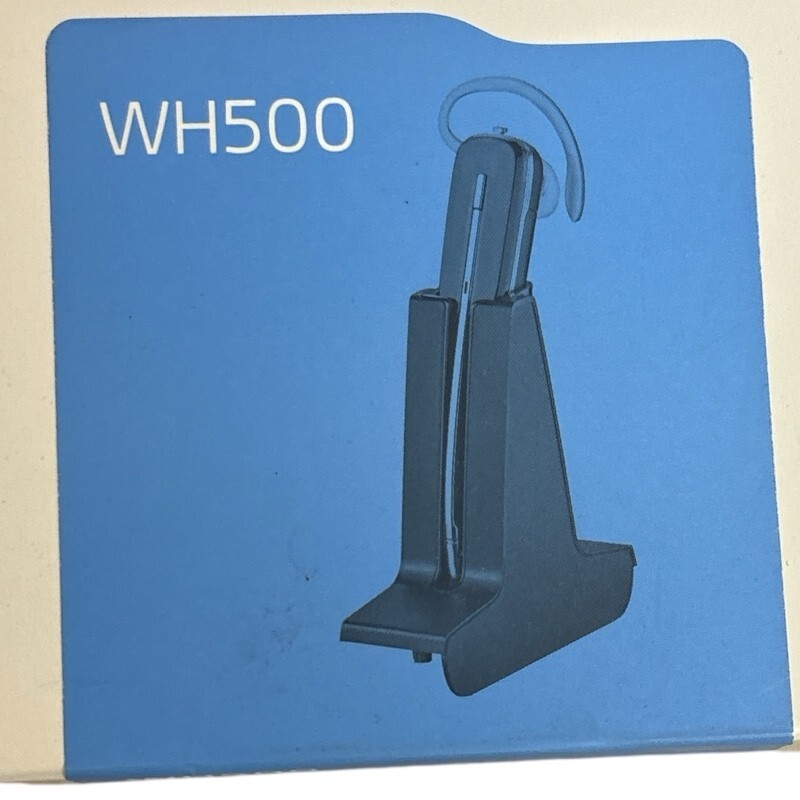 Plantronics WH500 Headset w/Base & Battery Set