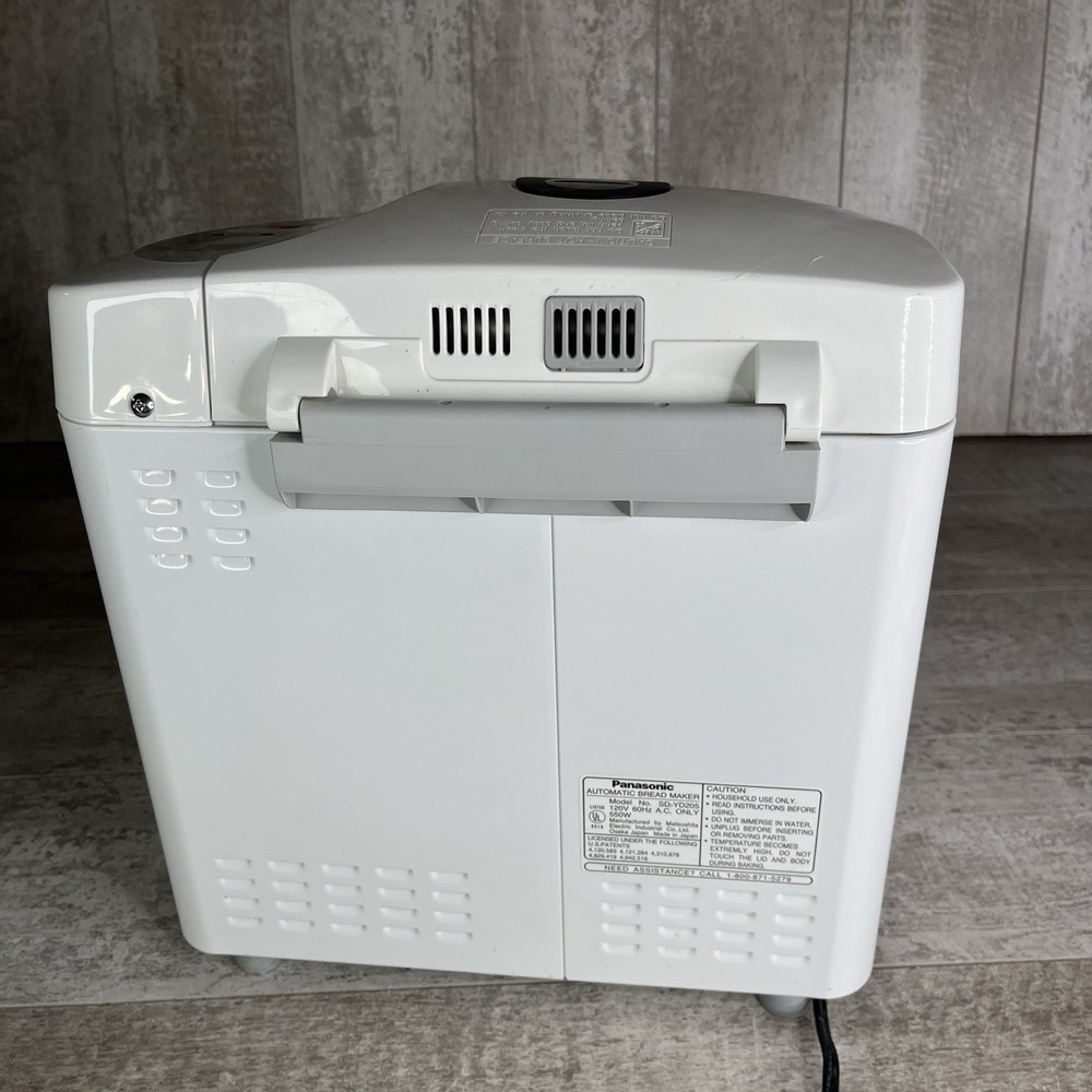 Panasonic Automatic Bread Maker Machine White SD-YD250 550W with Yeast Dispenser