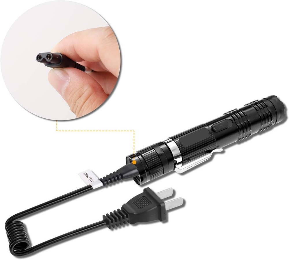 Stun Gun Charger Cable Compatible Expandable Cord