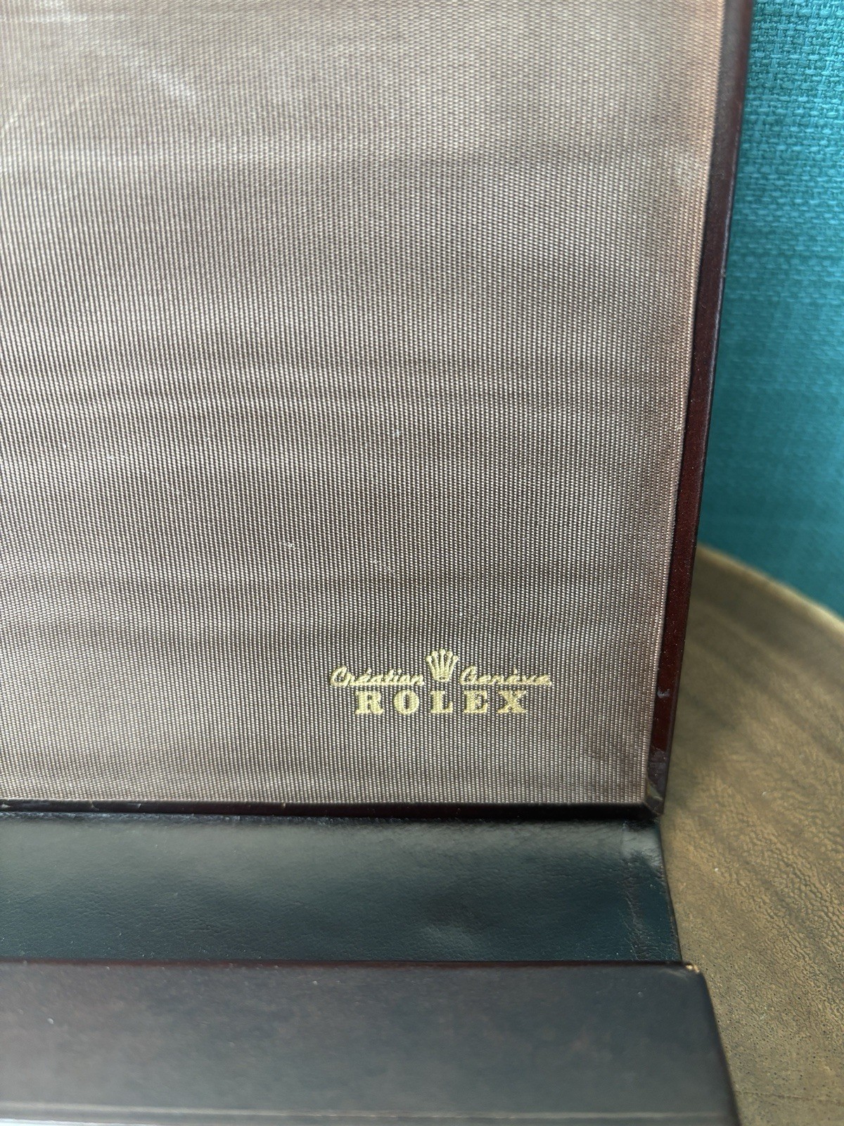 Vintage Rolex Leather Bound Dealer’s Quote Notepad Book With Paper 70’s Gold