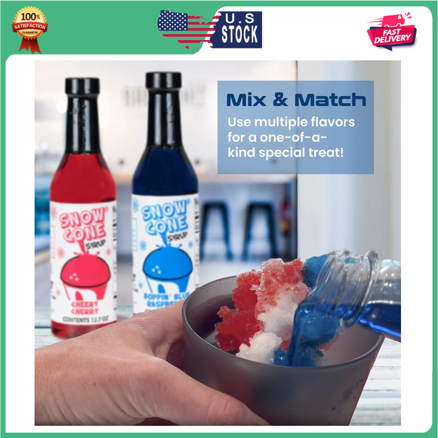 12.7oz Snow Cone Syrups (12 Pack)