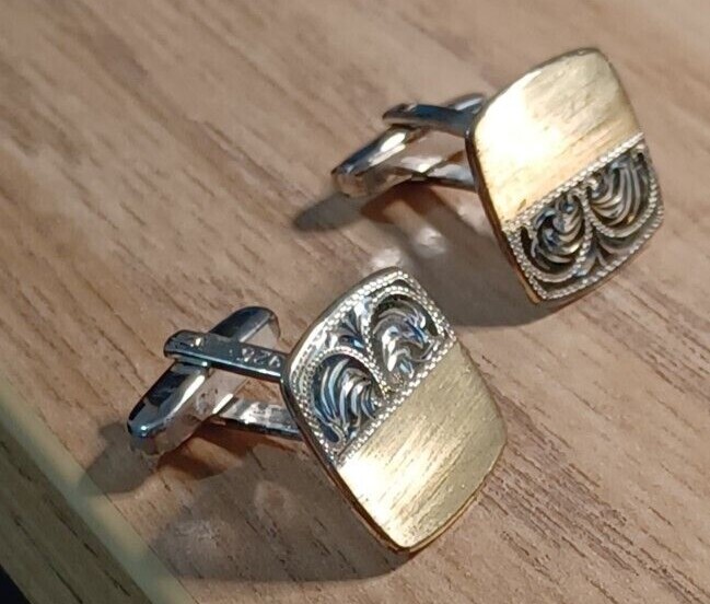 Silver Cufflinks 925 Stamped  9.2g