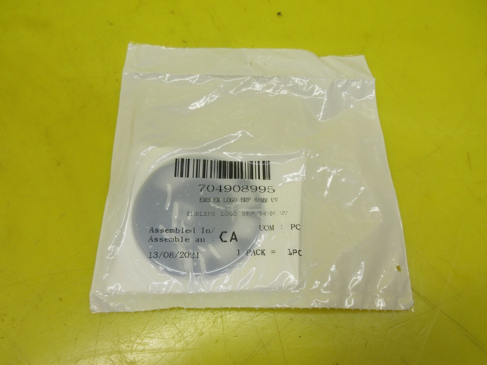 SEA-DOO SEADOO OEM BRP BOMBARDIER HOOD DECK NOSE EMBLEM ORNAMENT DECAL STICKER