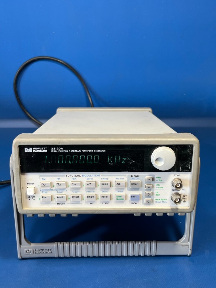 HP 33120A 15 MHz Function Arbitrary Waveform Generator *UNTESTED*