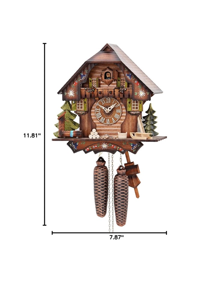 ISDD Cuckoo Clock Black Forest house KA 876 EX