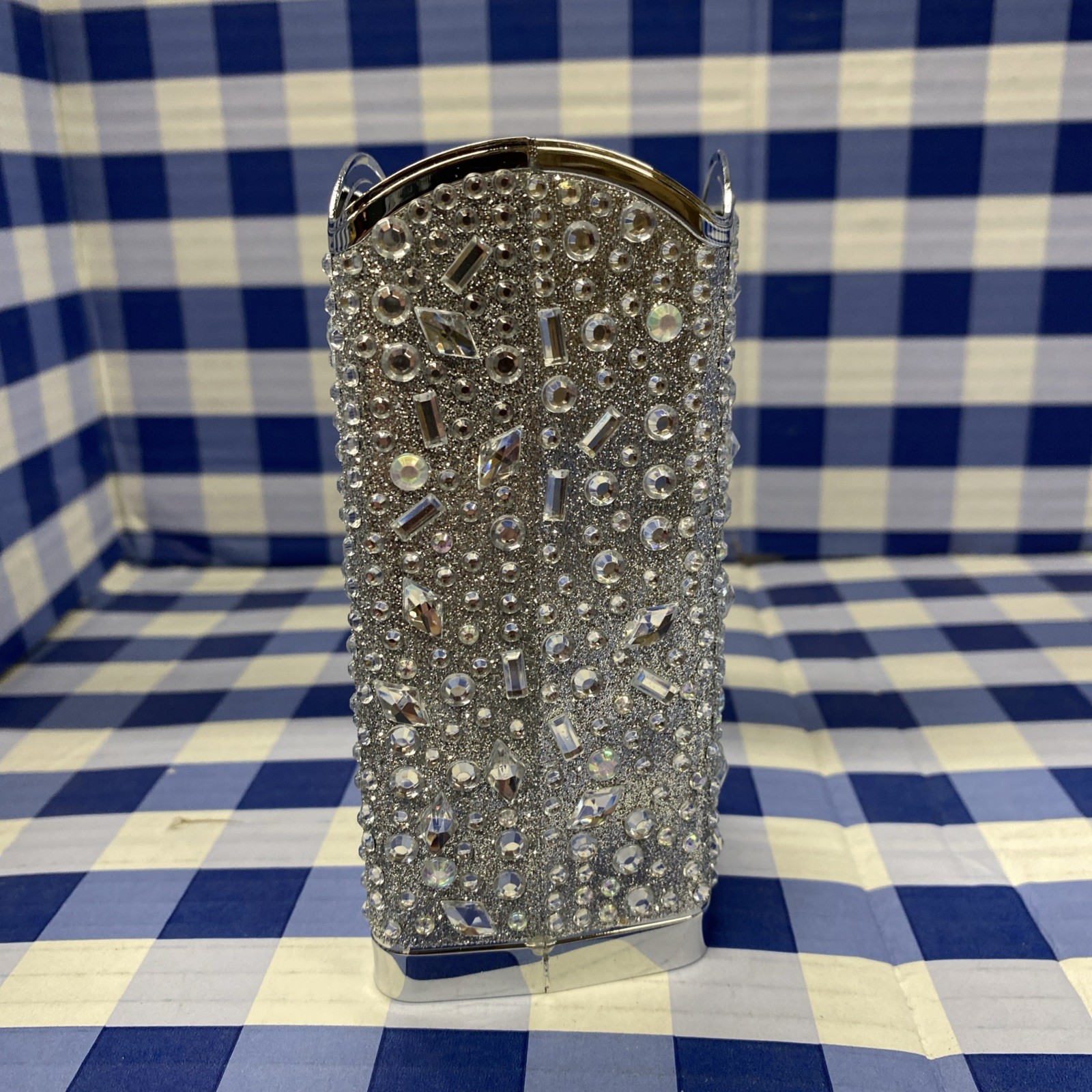 Bath & Body Works Silver Tossed Gems Gentle Foaming Soap Holder