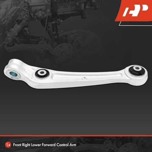 Front Right Forward Lower Control Arm, with Bushing, Compatible with Audi - -