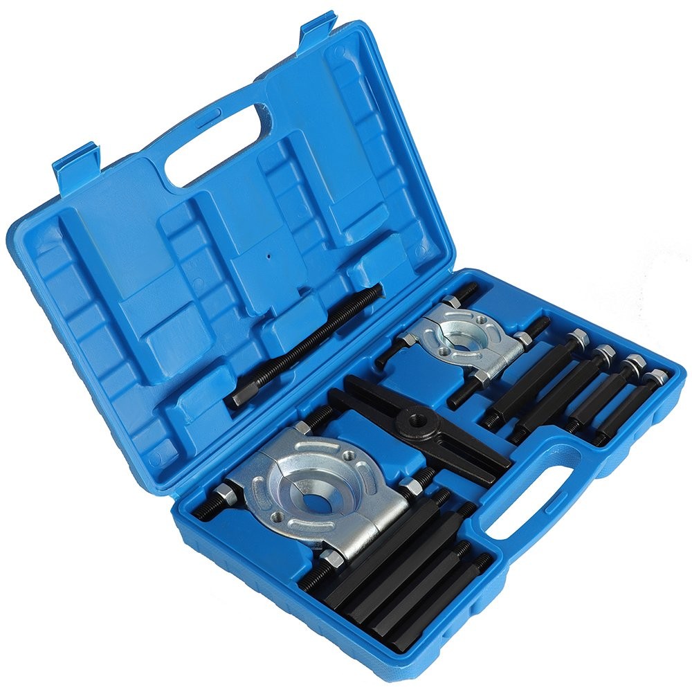 12Pcs Bearing Separator Puller Kit 2" and 3" Splitters Remove Bearings Tool Set