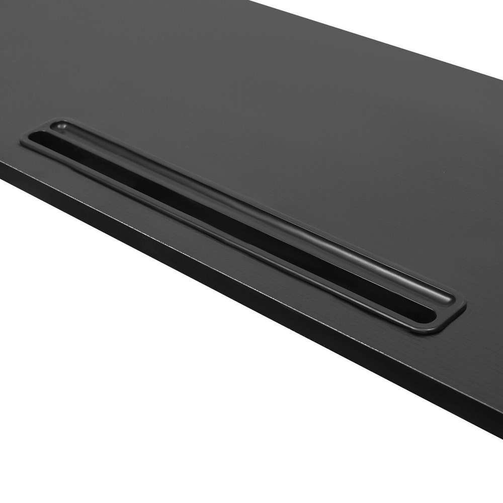 Rolling Laptop Desk Adjustable Height Office Computer Table Stand Up Workstation