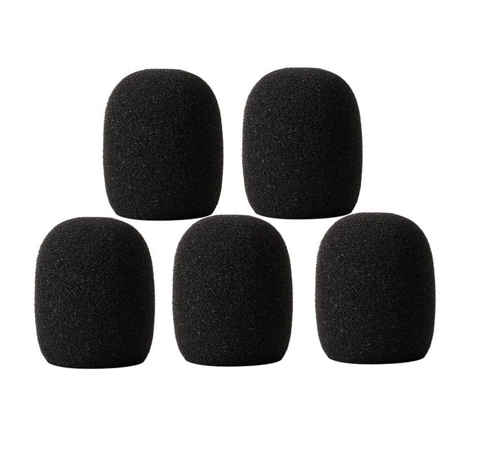 Microphone Muffler Windshield Cover Sock Windscreen Sponge for shure SM58 5 Pack