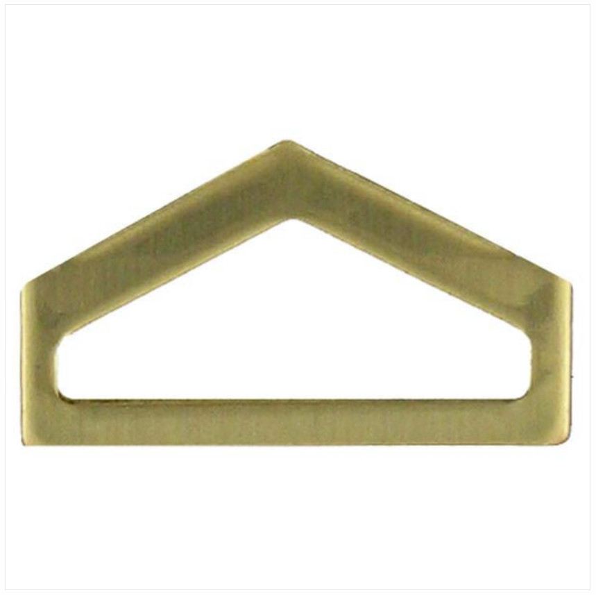 Vanguard ARMY ROTC CHEVRON: PRIVATE FIRST CLASS PFC - BRASS