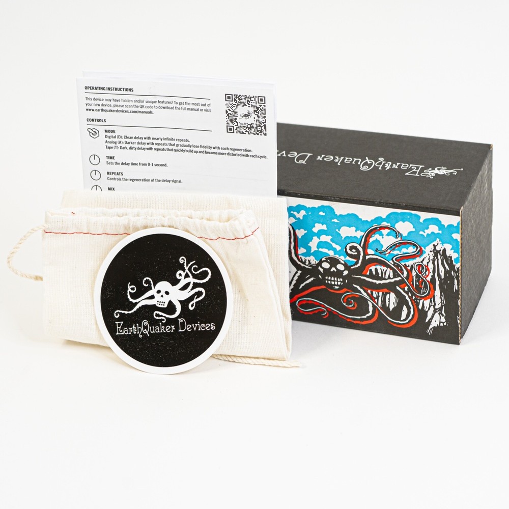 EarthQuaker Devices Silos Multi-generational Time Reflection Delay Pedal - New