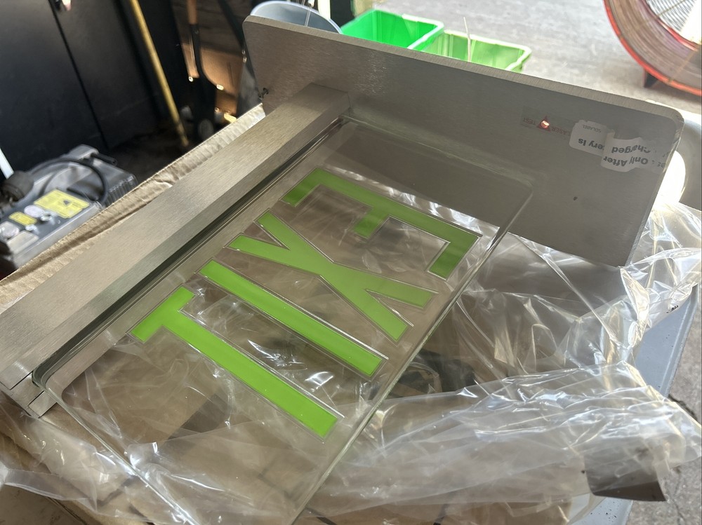 Cooper Lighting Clear Exit Sign TE71GSD