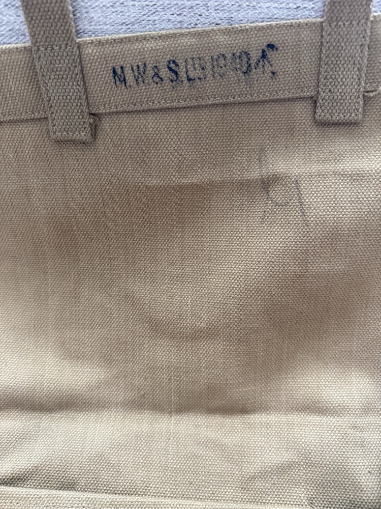 WWII British Army 37 Pattern Webbing Large Pack 1940 Dated MW&S Military