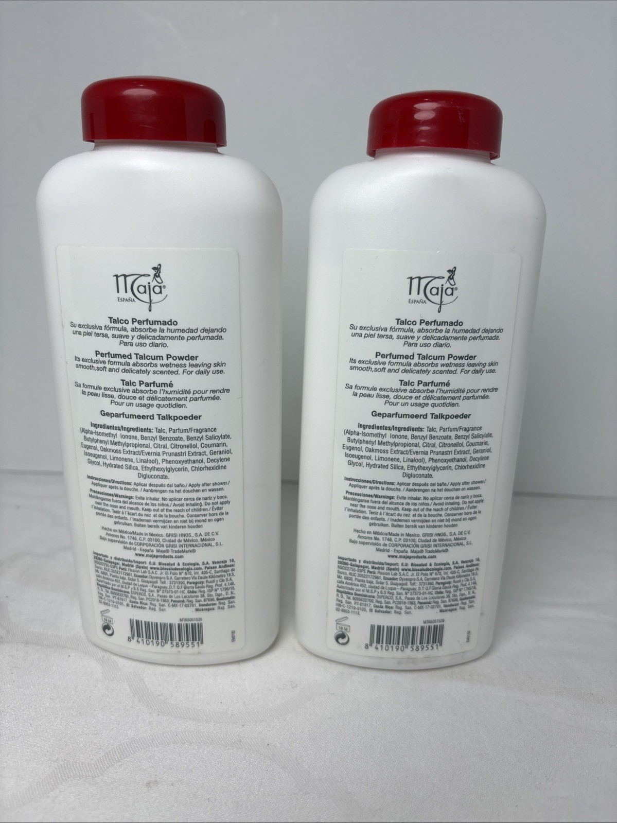 2 Lot Maja by Myrurgia For Women Pefumed Talcum Powder 7oz New RARE