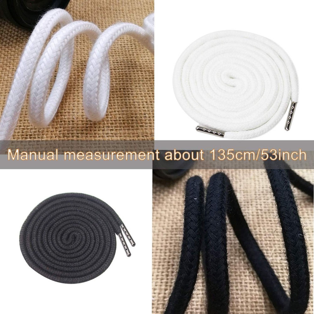 8 Pieces Drawstring Cords Replacement Drawstrings with Easy Threaders for Swe...