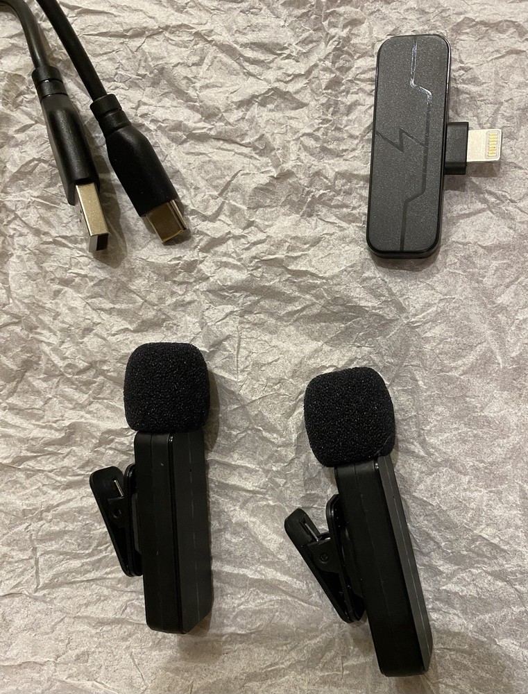 wireless microphone clips iphone