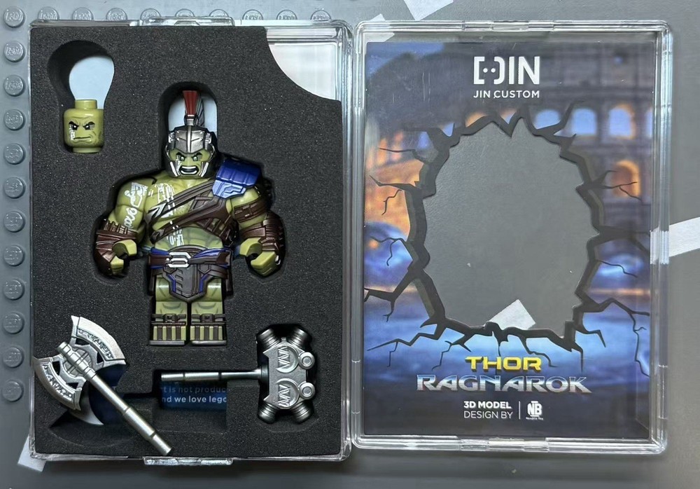 Jin Custom Minifigure Hulk Custom