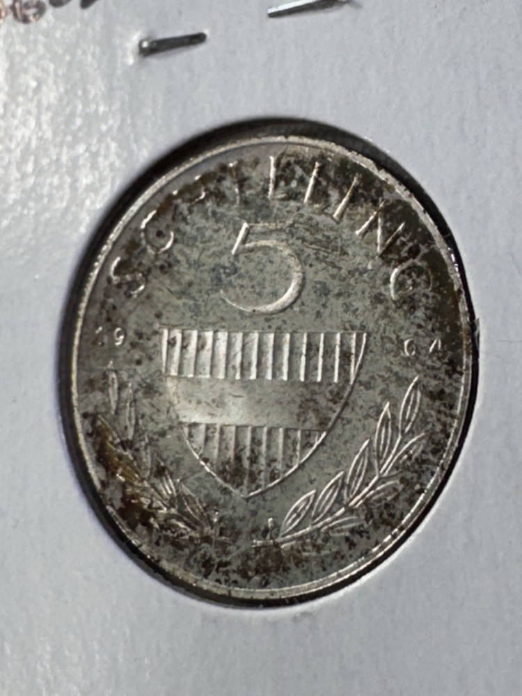 1964 Austria 5 Schilling Silver Proof