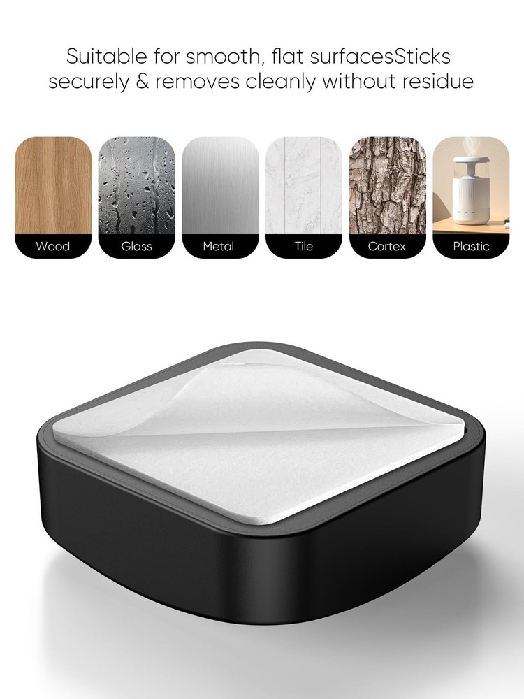 EKZ 7.5 ft Retractable Remote Control Cable Tether Lock with 2 Pcs, Black