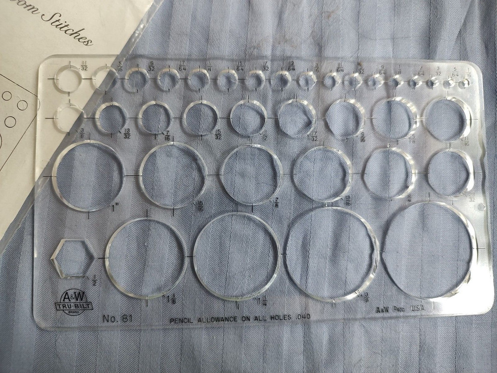 Circle Template #81 - Heirloom Stitches - Applique Quilting