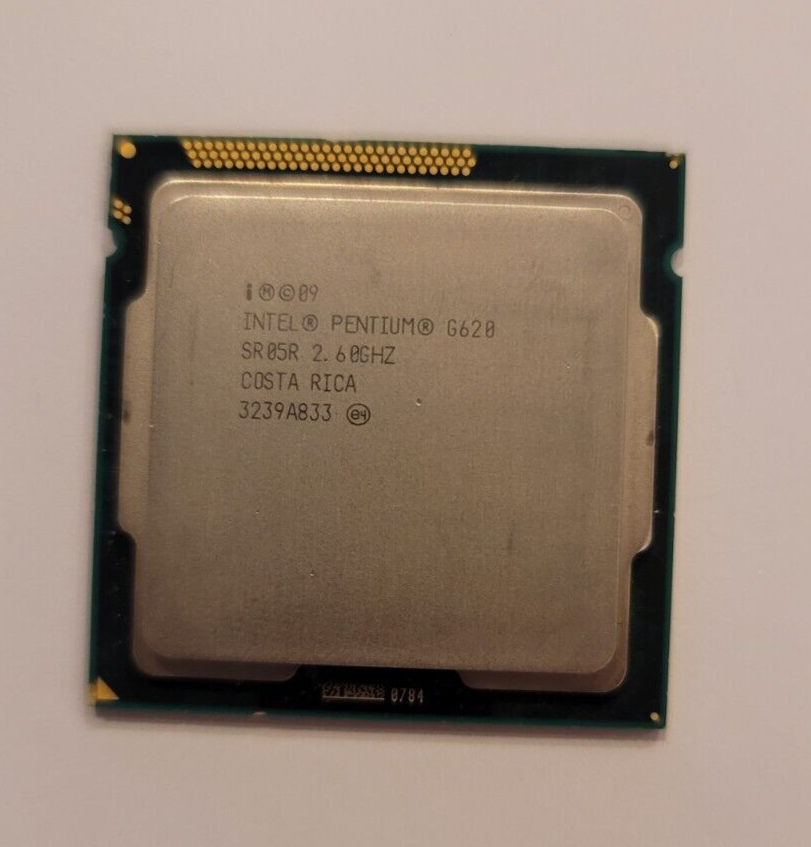 Intel SR05R Pentium G620 CPU Processor 2.6GHz Dual Core