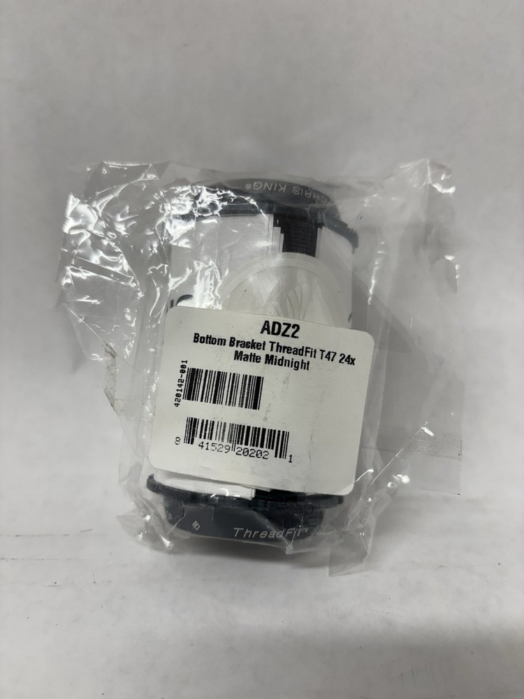 New Chris King ThreadFit T47 - 24x Bottom Bracket *Matte Midnight*