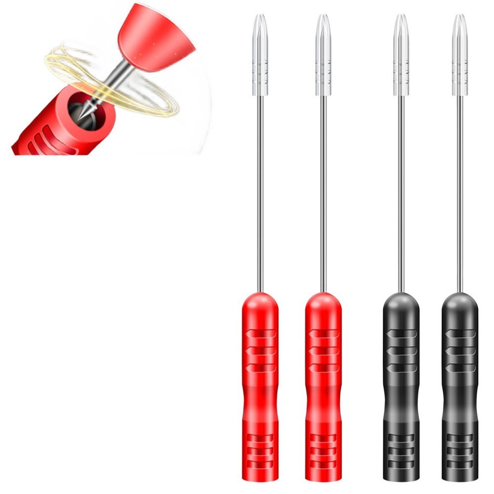 Red and Black Color Coded Probe Tips for Quick Polarity Identification