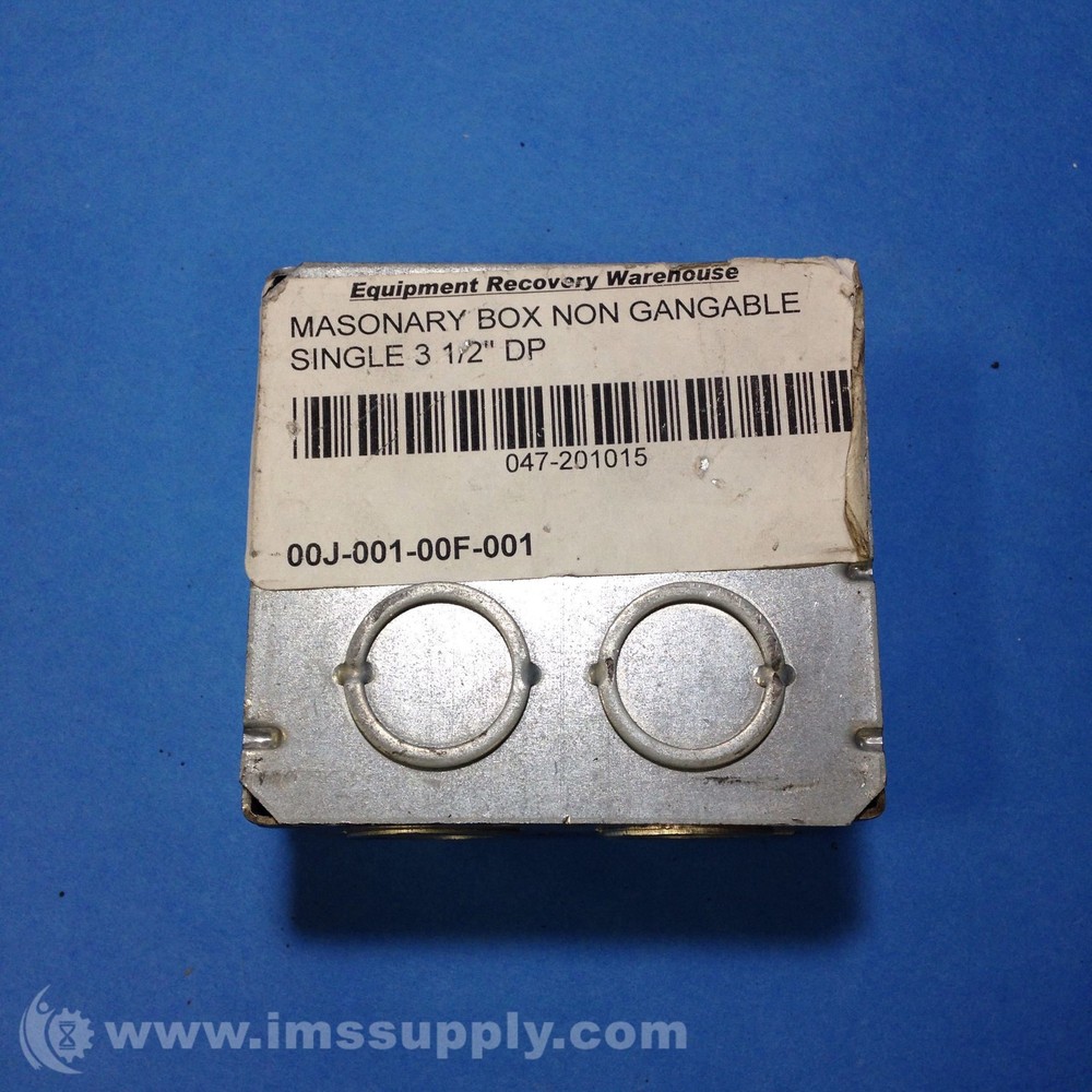 Masonry Box Single 3 1/2" DP USIP