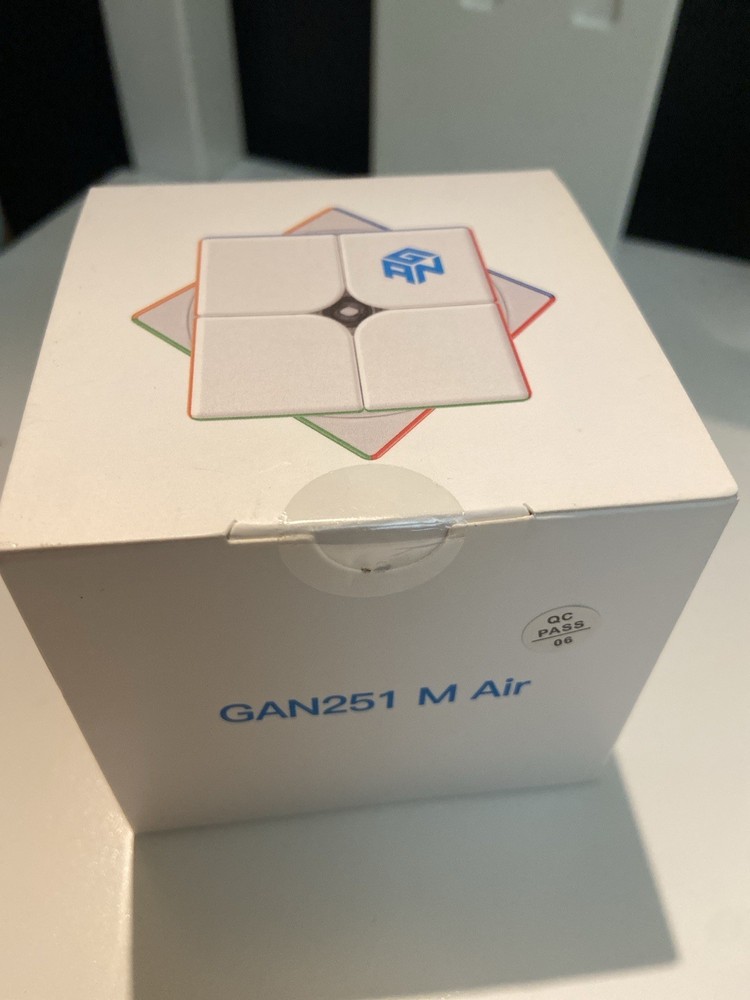 Authentic GANCUBE GAN 251 M Air, 2x2 Magnetic Speed Cube Stickerless