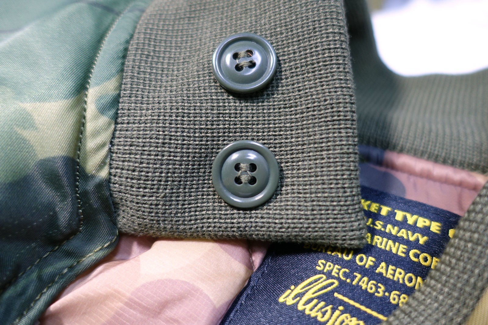 nylon G-8 flying jacket，camouflage Mitchell