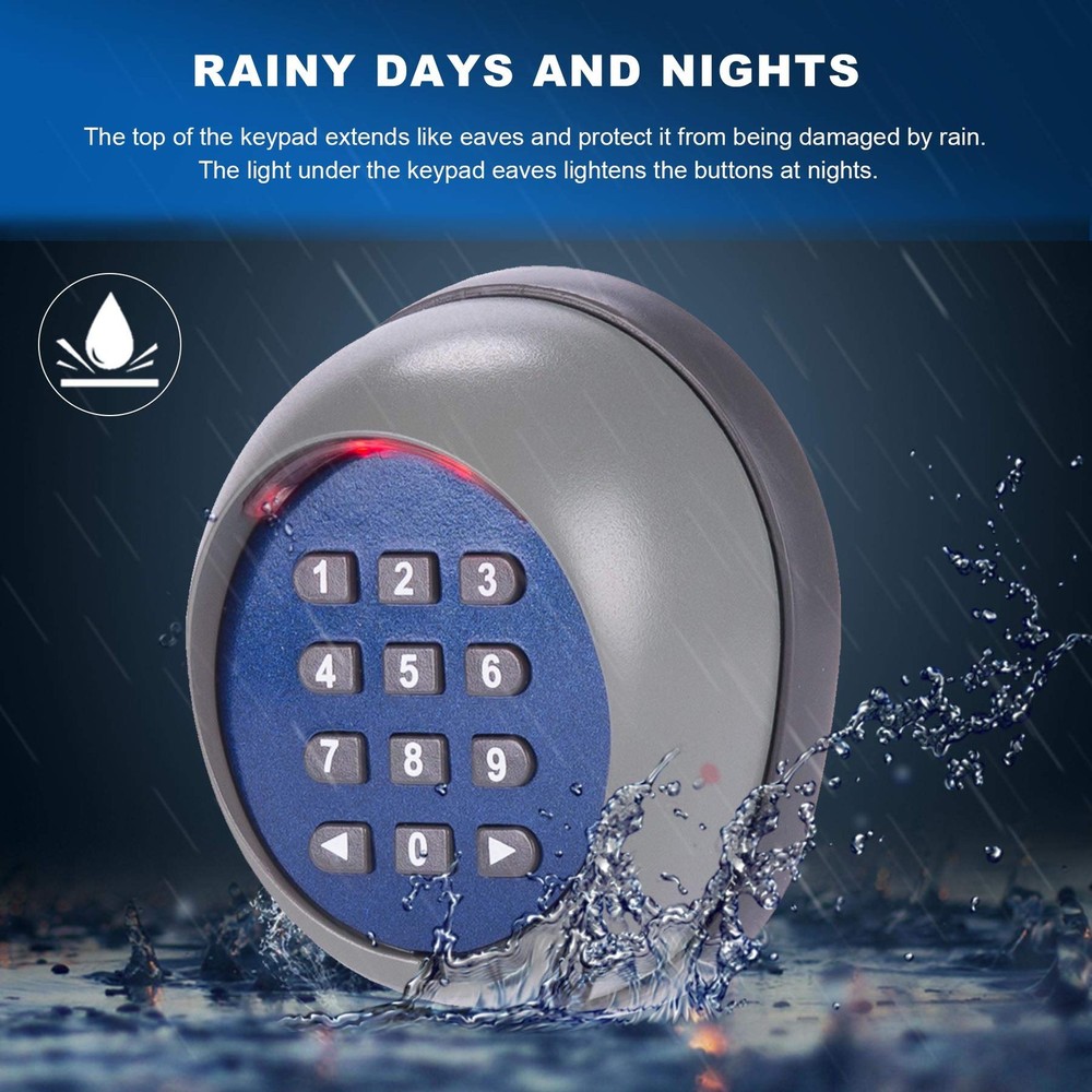 Security Wireless Automatic Code Entry Gate Keypad Remote Operator Panel Control