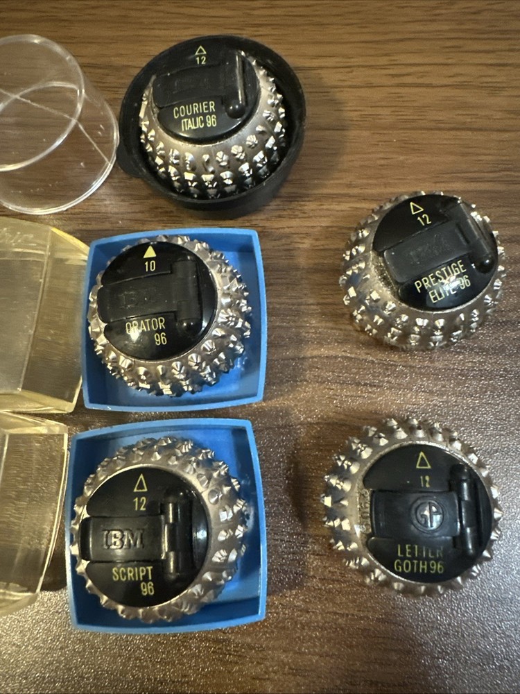 Typewriter Element Balls Lot