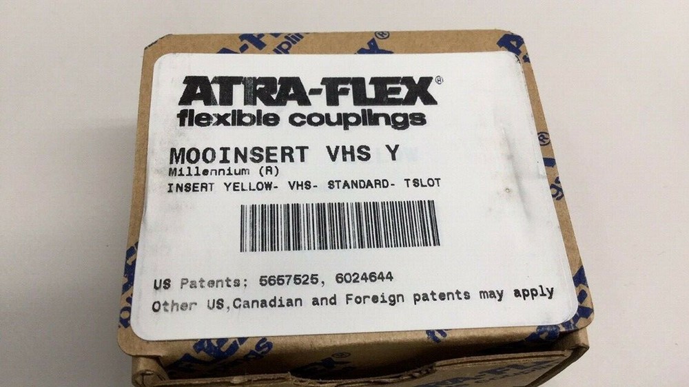 Atra-Flex M00INSERT-VHS-Y Yellow Insert Standard T-Slot MOOINSERT