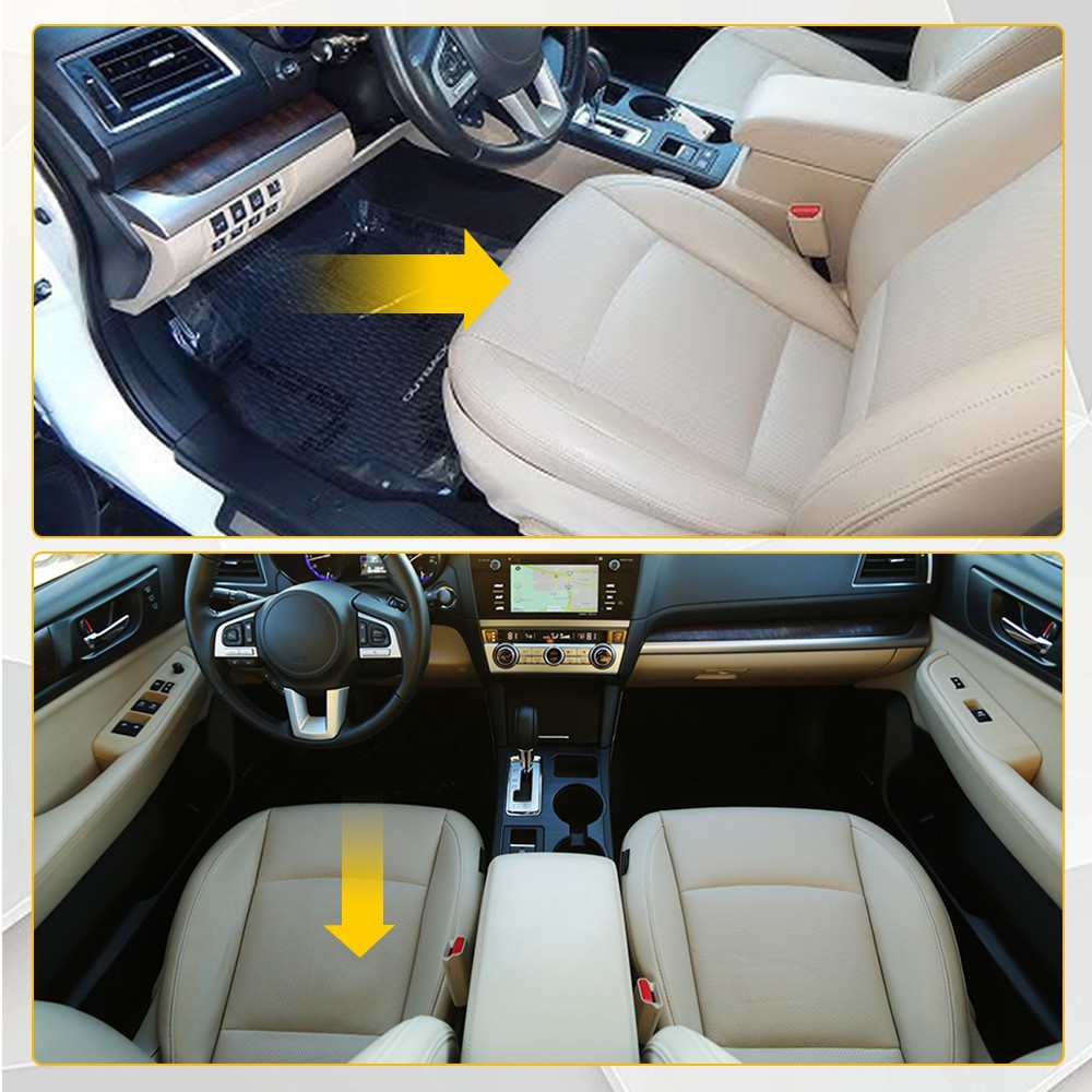 For 2015-2019 Subaru Outback Driver Perforated Leather Bottom Seat Cover TAN EXR