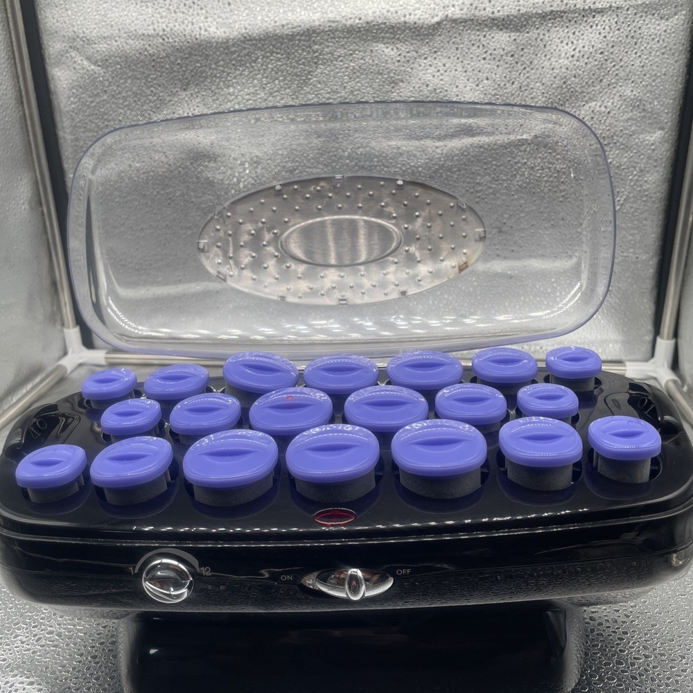Conair Infinity Pro HS41X Instant Heat Ceramic Flocked Rollers & Clips