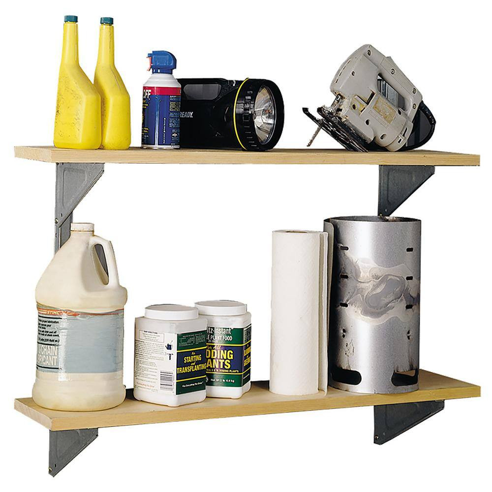 3 Ft. W Galvanized Steel Shelf Kit