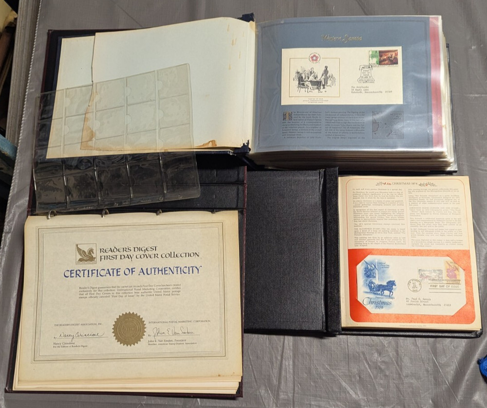 FIRST DAY COVERS  3BINDERS 1974,1976,1981