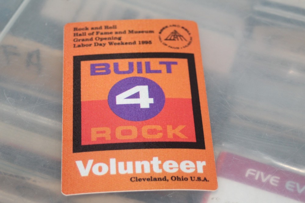 Neil Young Led Zeppelin Aerosmith Backstage Pass Rock N' Roll Hall of Fame 95 #9