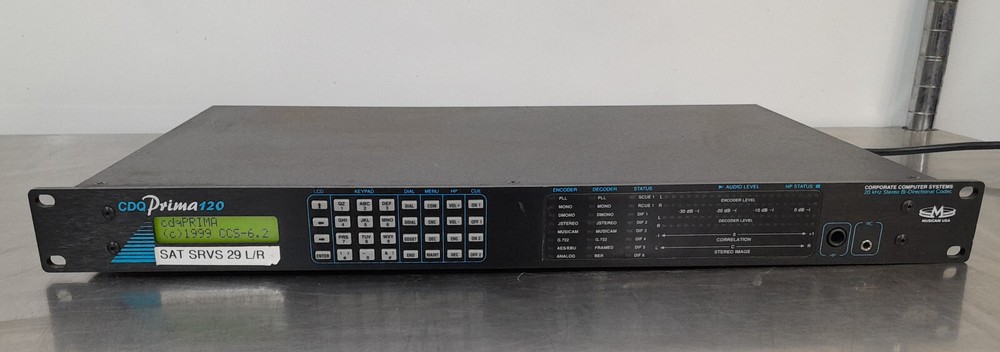 CCS CDQPrima120 Musicam 20kHz Stereo Bi-Directional CODEC