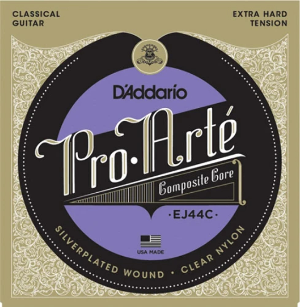 D'Addario Pro-Arte Composite, Extra-Hard Tension Classical Guitar Strings - EJ44
