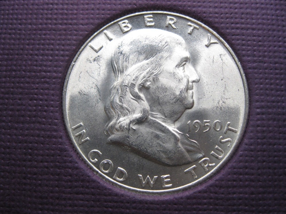 1950 D US Silver Mint Set Brilliant Uncirculated!