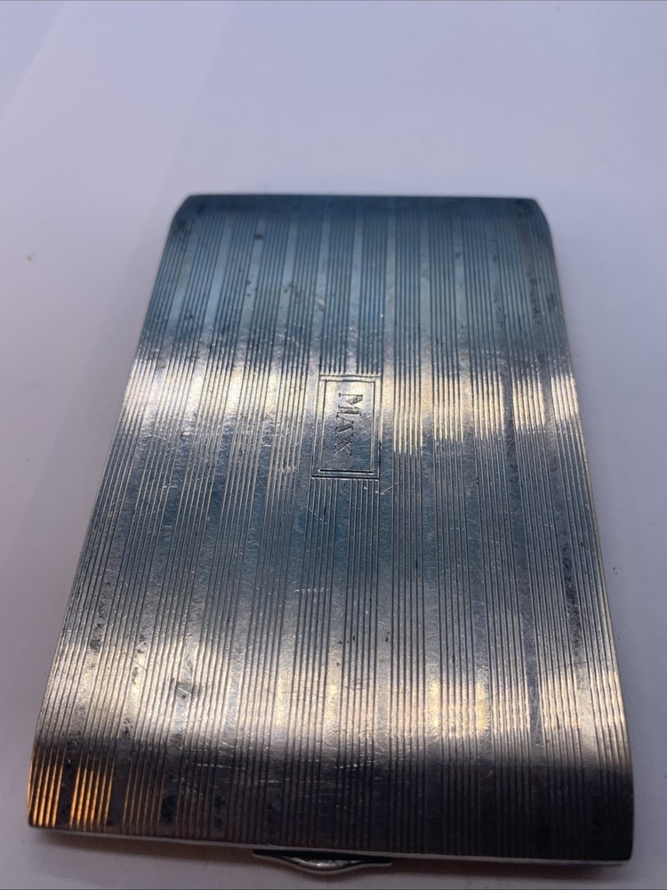 Vintage Napier Sterling Silver Cigarette Case