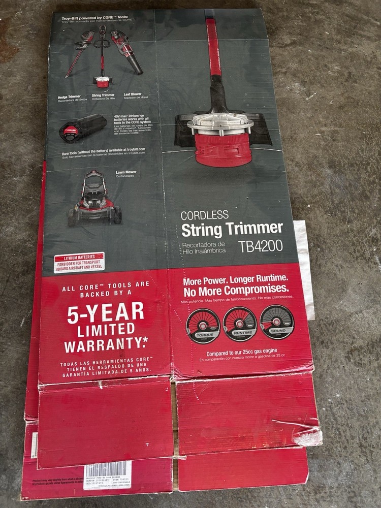 Troy Bilt Tb4200 Weed Wacker
