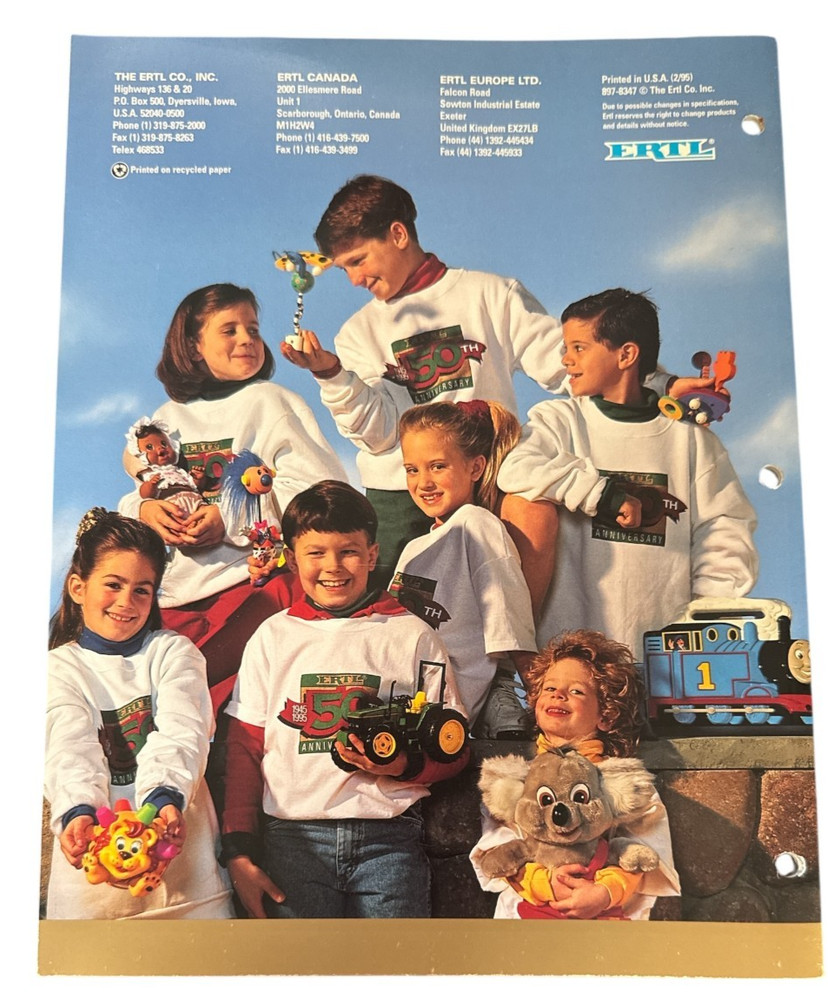 Ertl Toys Catalog Collection 1995